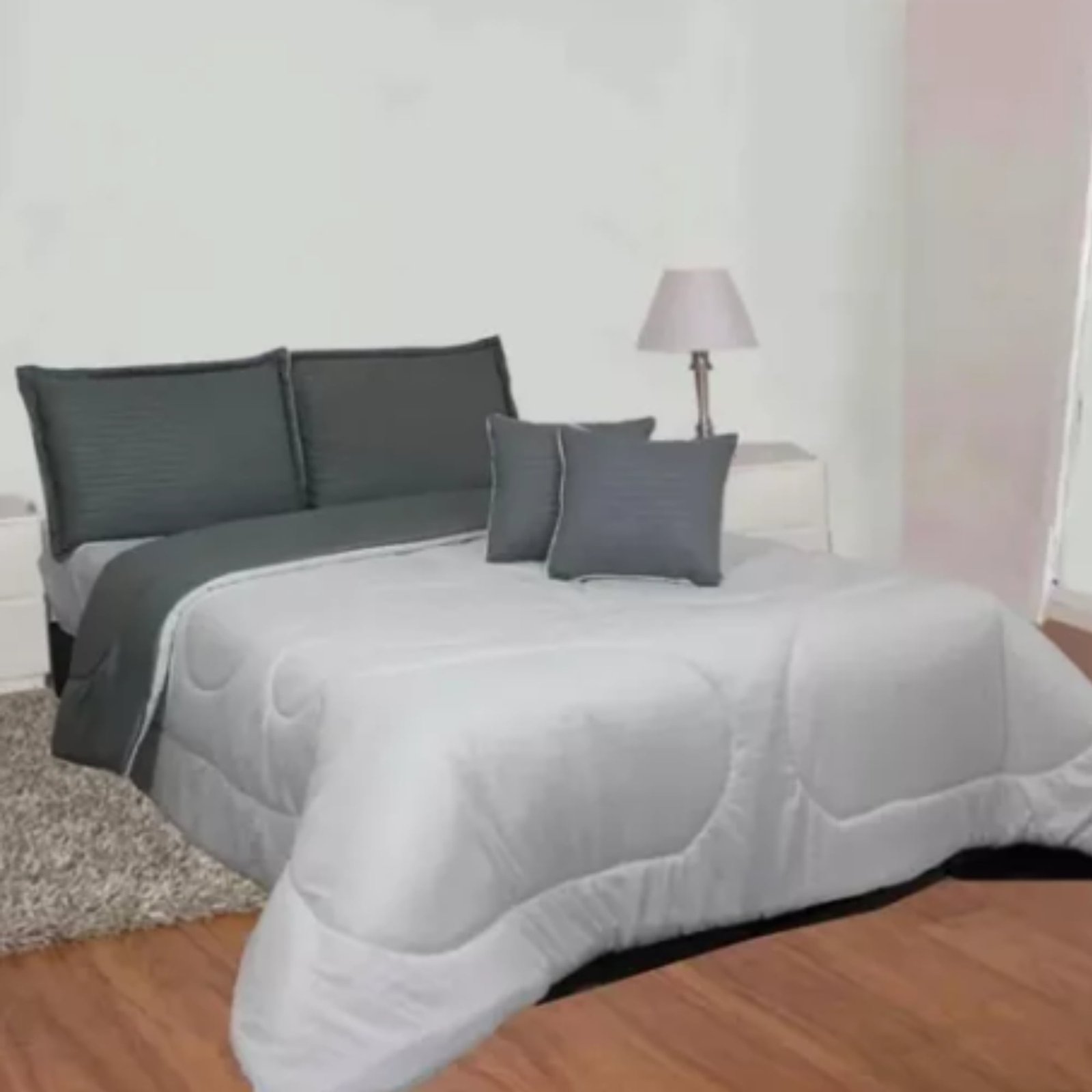 Cubrelecho Edredón Doble Faz Cama Sencillo - Imagen 8