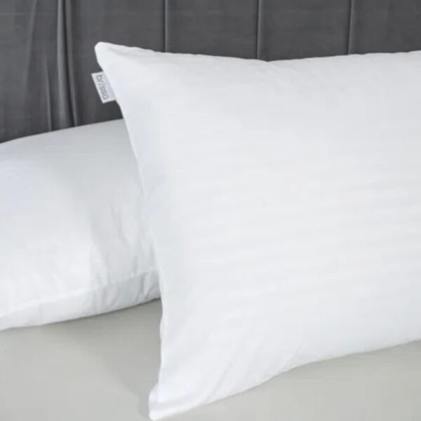 Juego de 2 almohadas más forro microfibra blanca