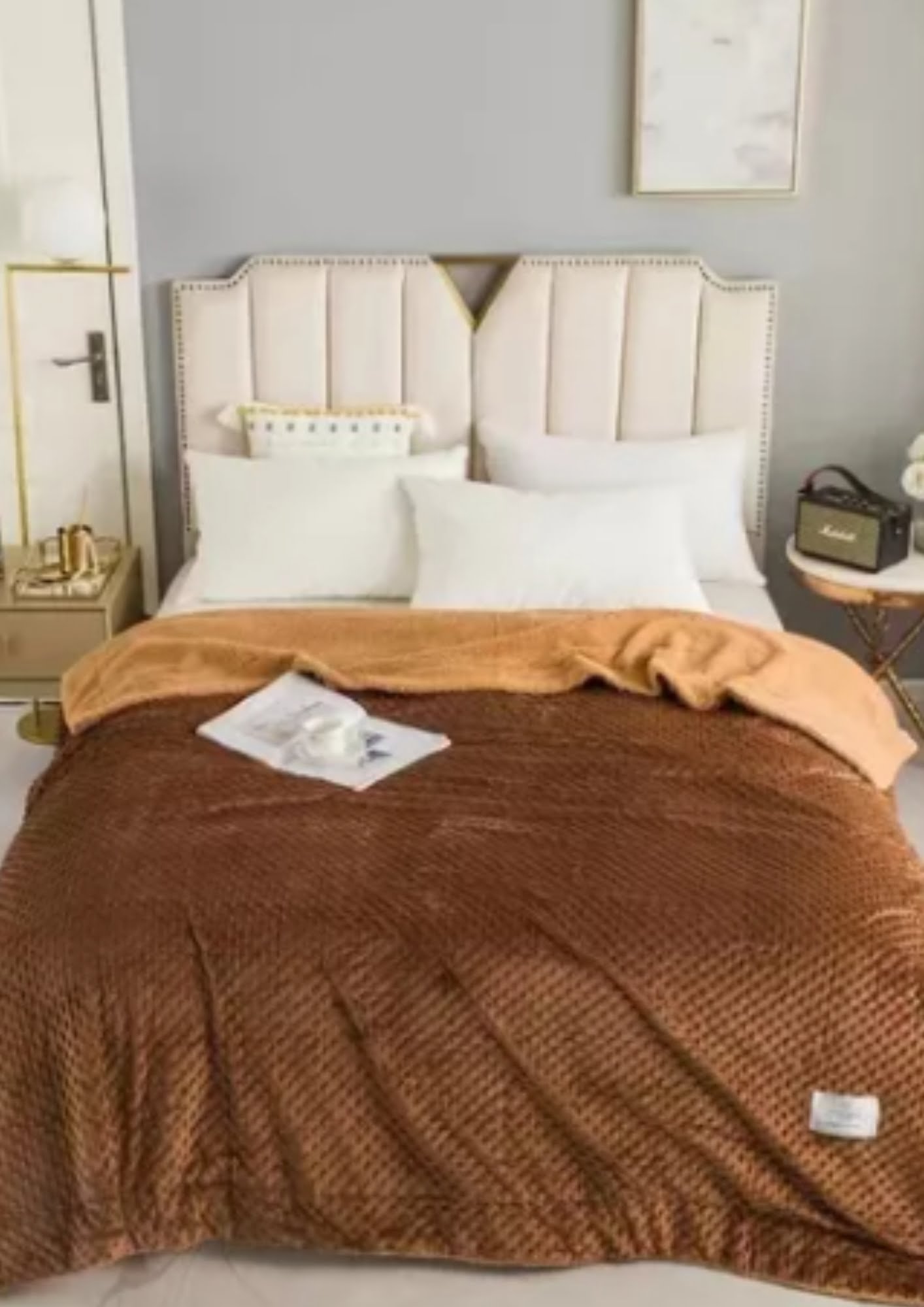 Cobija Térmica Ovejera Cama Queen