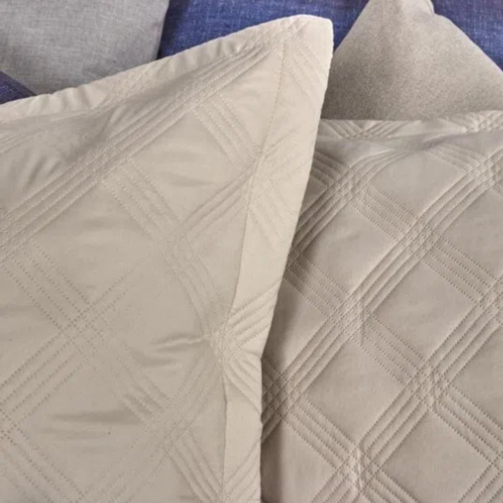 Cubrelecho microfibra unicolor Taupe - Imagen 3