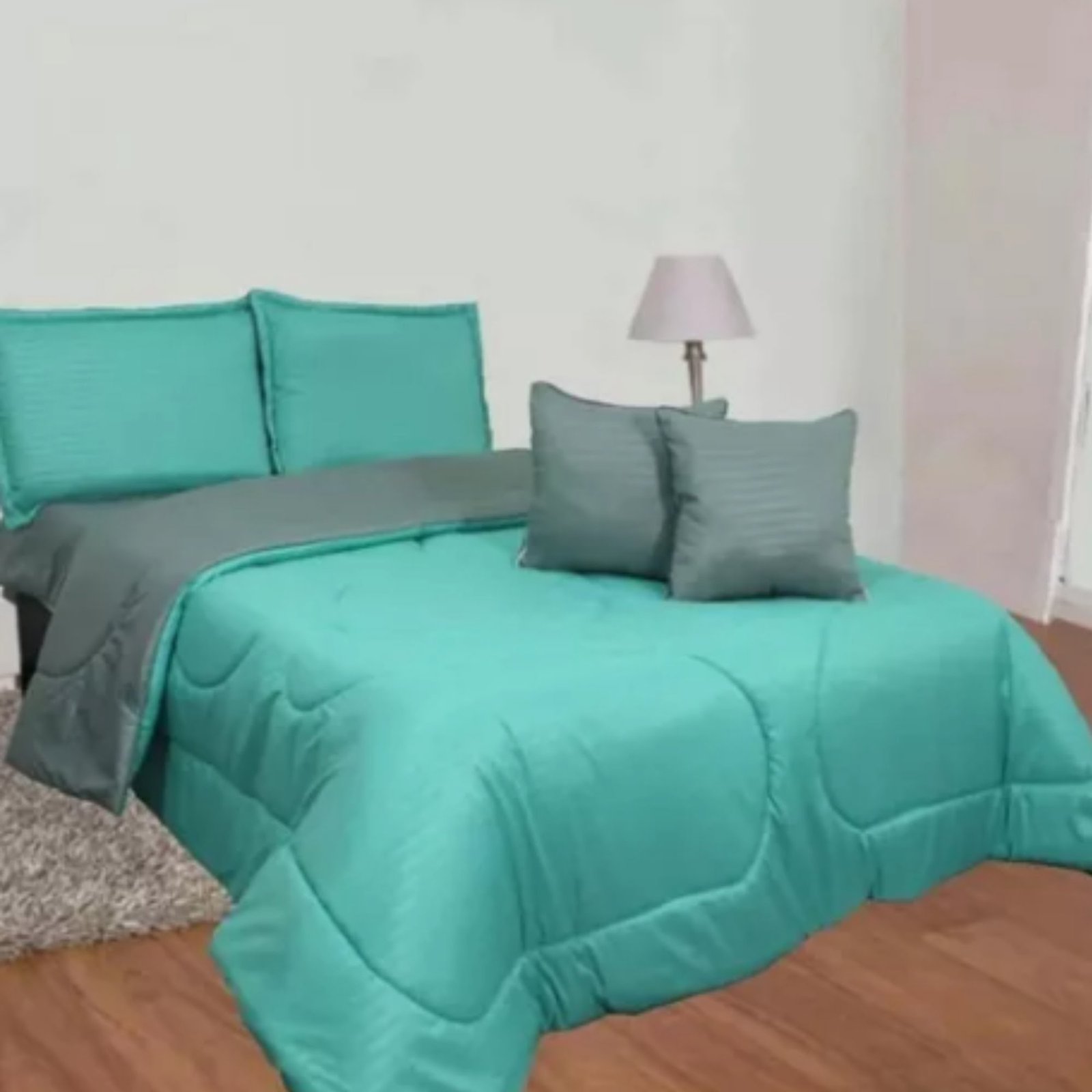 Cubrelecho Edredón Doble Faz Cama Sencillo - Imagen 5